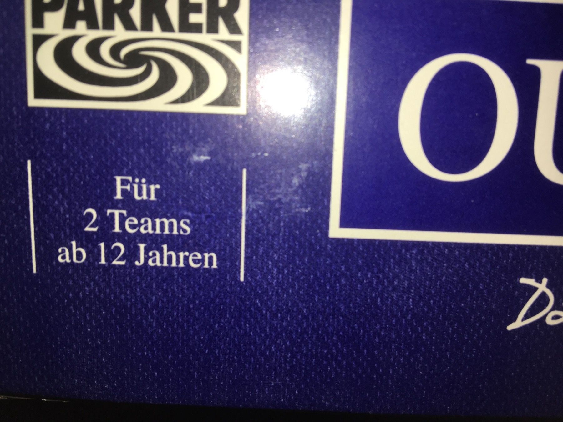 Parker Spiele: Gesellschaft Spiel / Outburst – Gebraucht aus Arth von Vrecam51 2