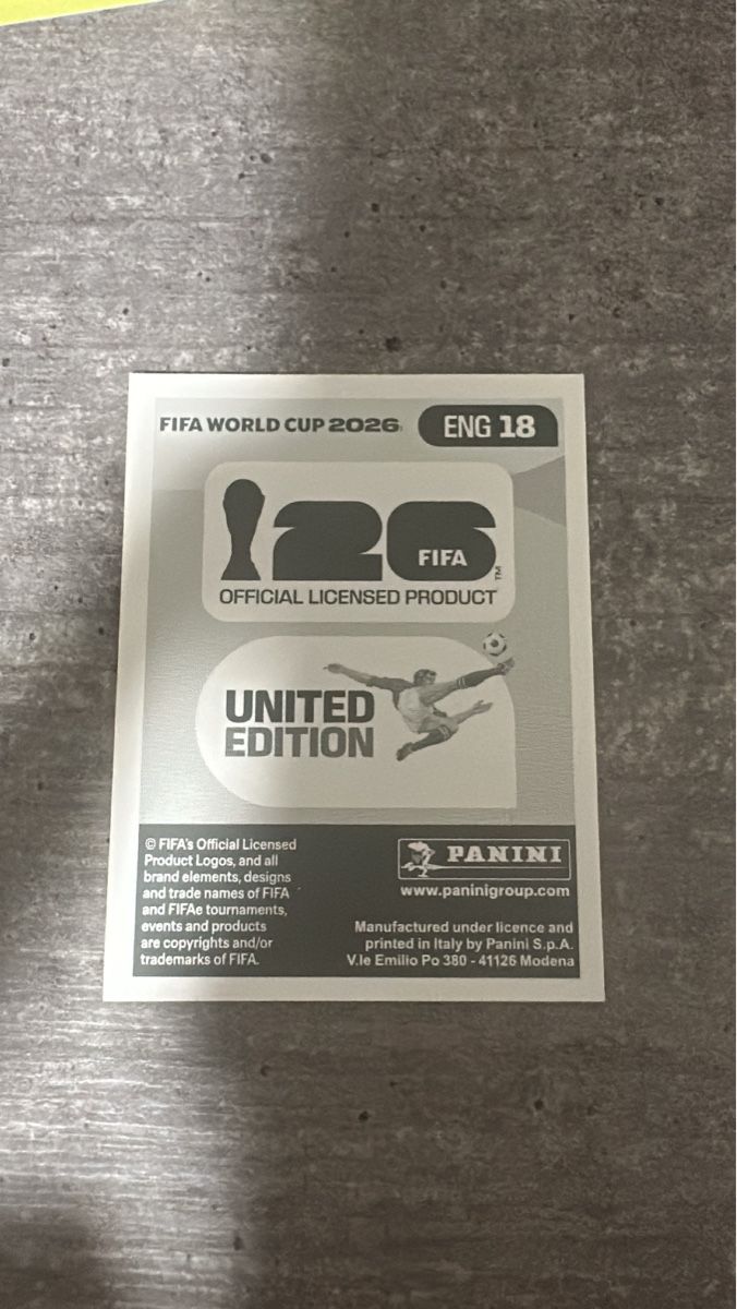 Panini Carte collezionabili: ENG 18 , FIFA WORLD CUP 2026 PANINI  – Nuovo (secondo la descrizione) da Frauenfeld venduto da 1PegPeg1 1