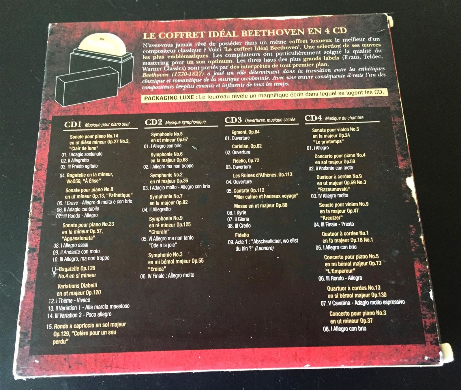 CD: Le coffret idéal Beethoven  3 CDs Boxset – Usato da Genève venduto da Cockattoo 1