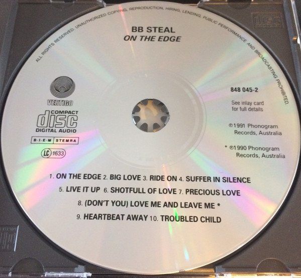 CDs: BB Steal – On The Edge – D'occasion à Gingins par Demonseed 2