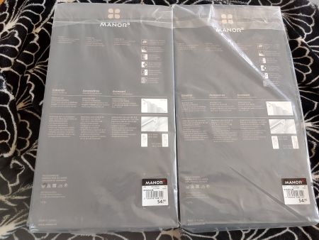 Rideaux occultants Jamila II MANOR 2x 70 -140×25ris obscu...