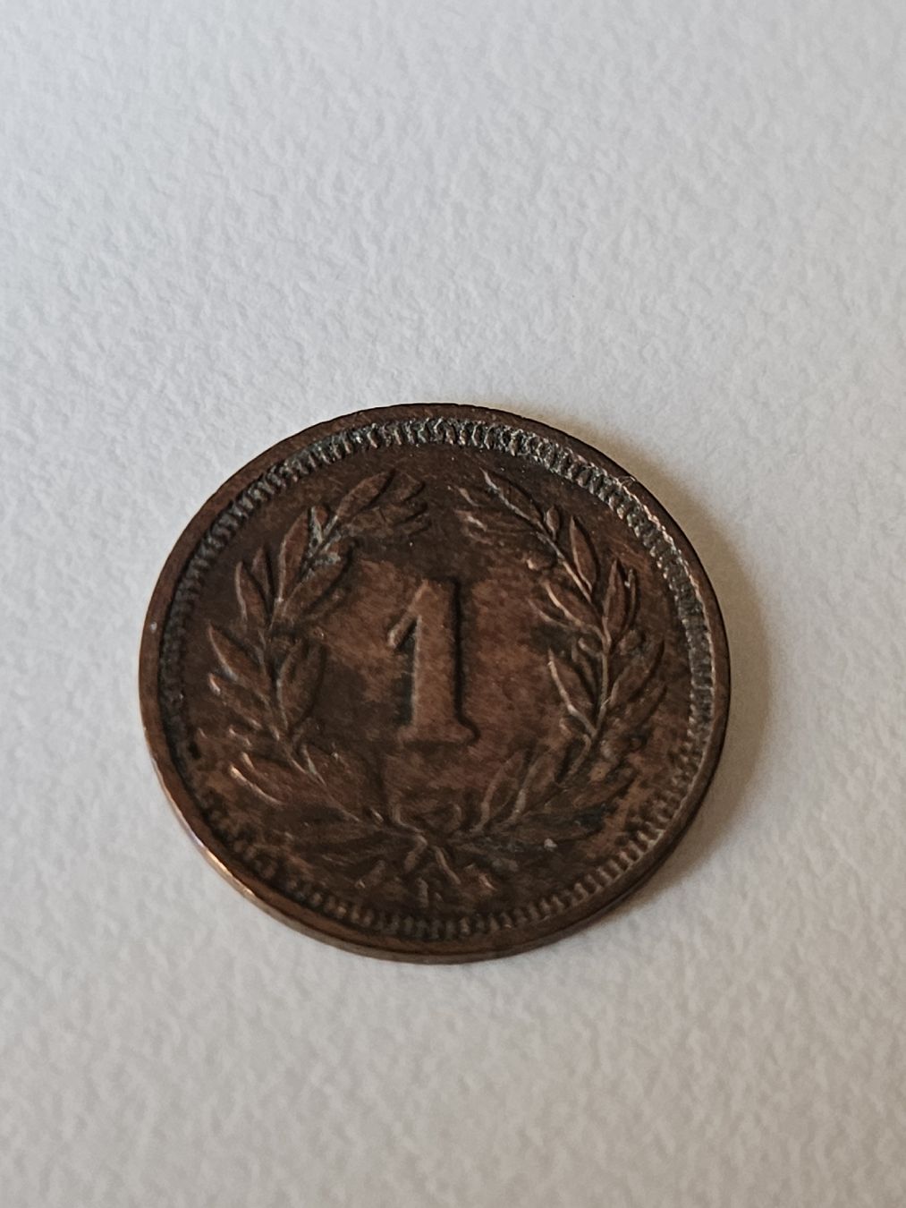 Tutti le monete: 1 Rappen 1853 – Usato da Pfäffikon ZH venduto da Melibol 1