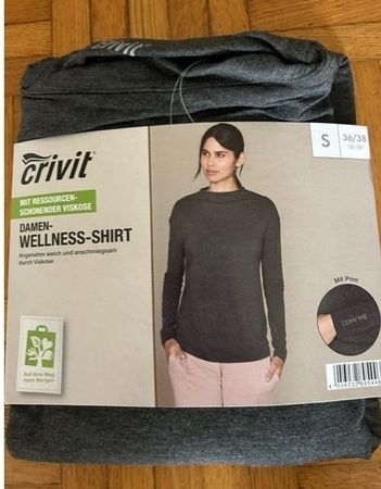 CRIVIT: wellness t-shirt en viscose S *NEUF*