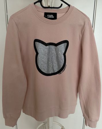Karl Lagerfeld Sweatshirt Pullover Gr.M Damen Rosa Bluse