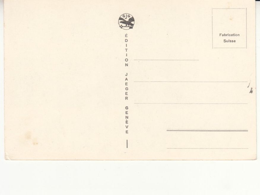 Cartoline postali: Genève ca. 1950 – Usato da Bürglen TG venduto da StampGraf 1