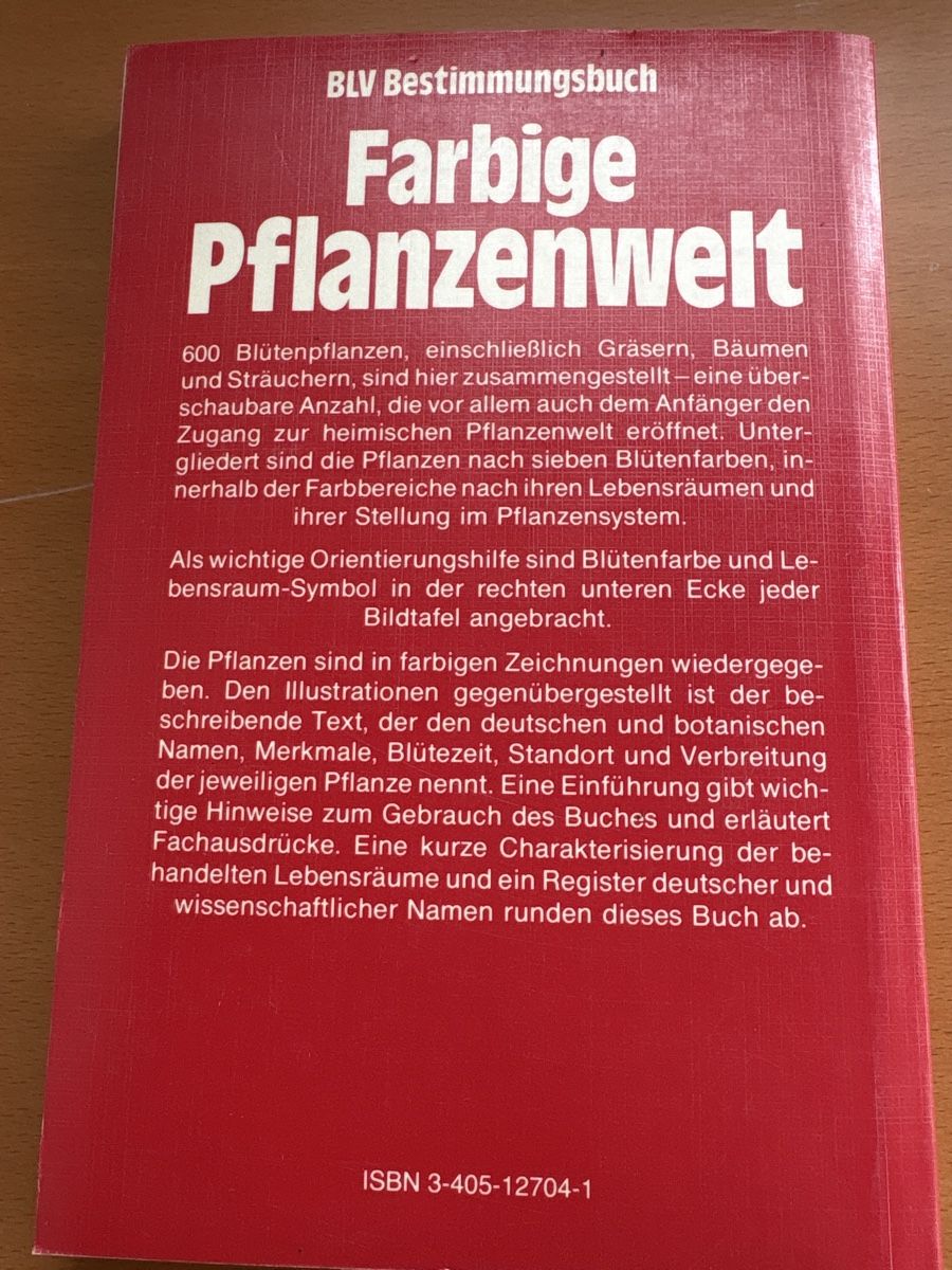 Bücher: Farbige Pflanzen Welt – Gebraucht aus Grenchen von nethy 1