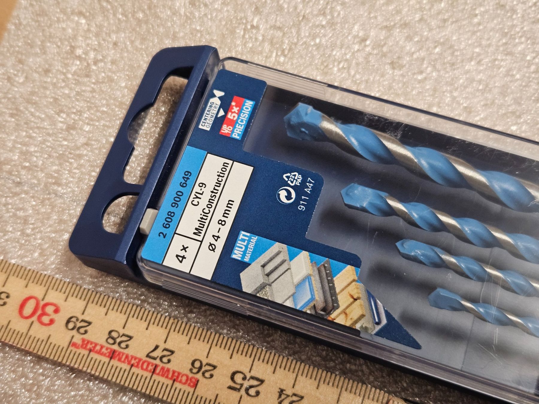 Bosch Tutti gli attrezzi: Bosch Expert CYL-9 Bohrer-Set MultiConstruction / 4-teilig – Nuovo (secondo la descrizione) da Bremgarten b. Bern venduto da Goldnugget120 1