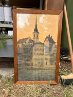 Antike Schweizer Stadtansicht, signiert (35)
