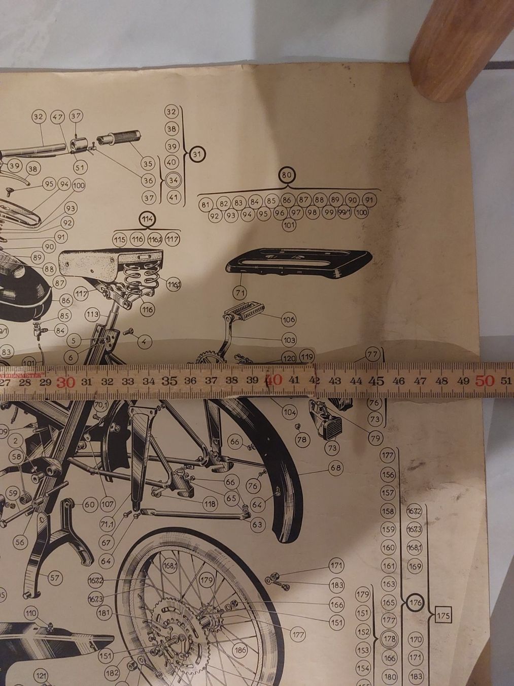 Sachs Ciclomotori: Plakat Poster Mofa Paloma Type Suisse – Usato da Schenkon venduto da Elbarto007 2