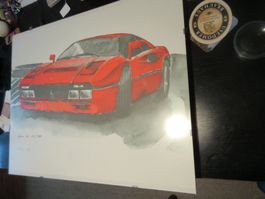 Litho von Ferrari 280 GTO von 1984