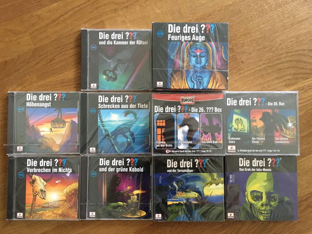 10 Drei ??? CD‘s (Neu und originalverpackt) in Basel für CHF 16 – mit ...