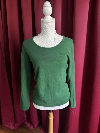 Cash-Mere.ch Kaschmir Pullover Gr. M Grün Top