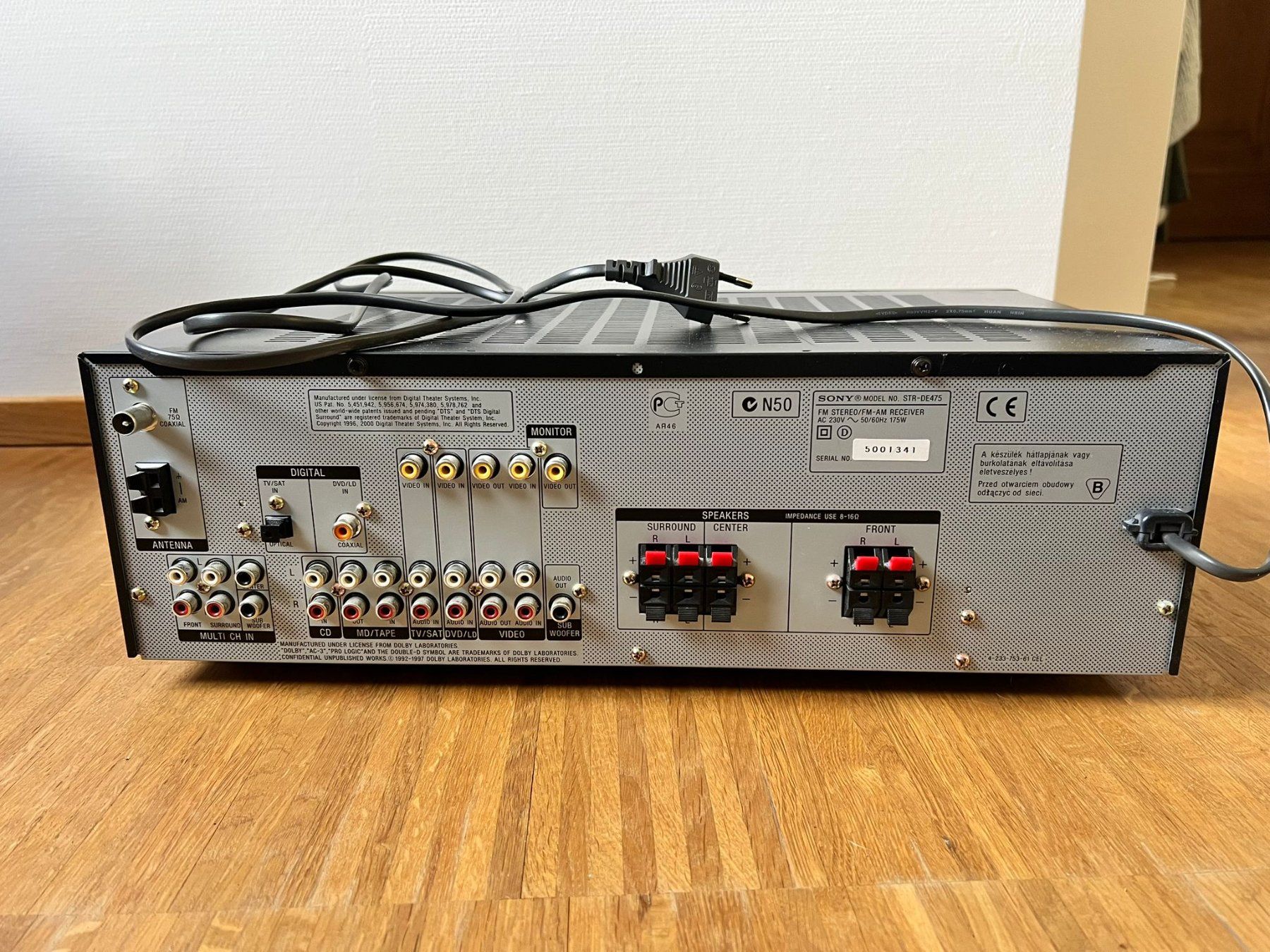 Sony Home Cinema: Sony Verstärker STR-DE-475 – Usato da Winterthur venduto da Ilgatto 1