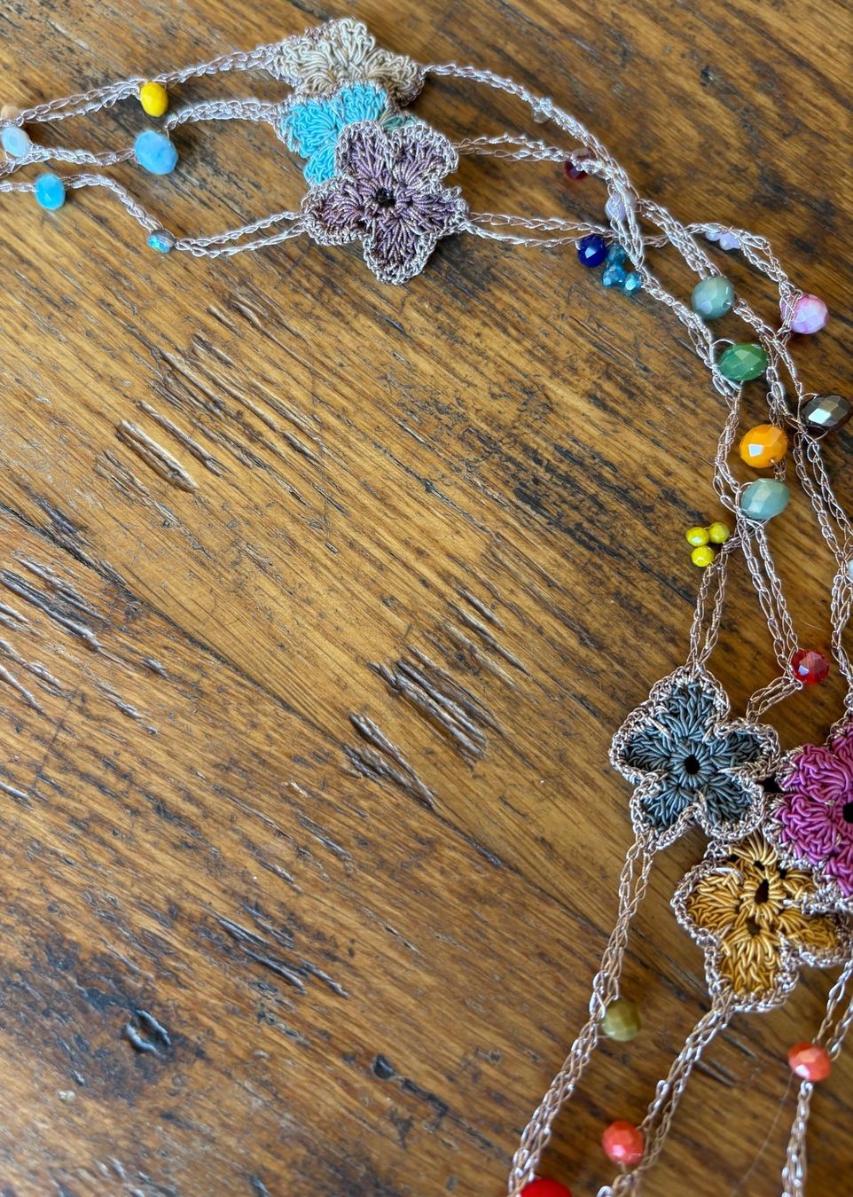 Colliers: COLLIER "FLEURS" HANDMADE!! MULTICOLOR – Neuf avec emballage d'origine à Locarno par NicoNion 4