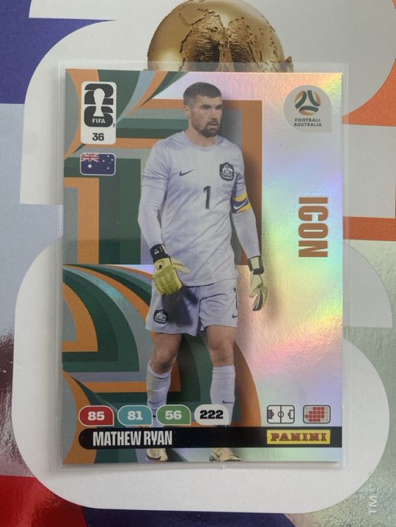 Mathew Ryan Icon FIFA Card Football Australia Panini 2023 Su (Neu ...