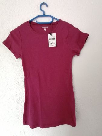 T-Shirt gerippt, Grösse S