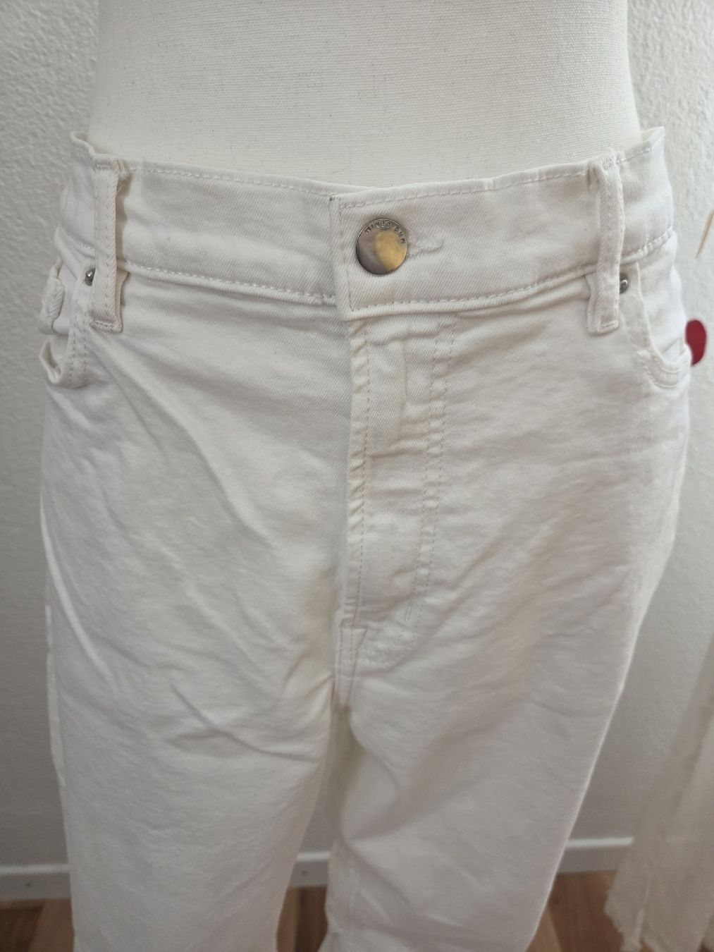 Mango Jeans: Mango Denim, weisse Jeans, Gr. 44, Sommer – Nuovo (secondo la descrizione) da Hittnau venduto da SirKahn 1