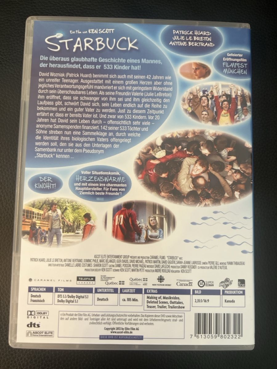 Tutti i DVDs: Starbuck DVD - Komödie – Usato da Fällanden venduto da raf-wpf 1