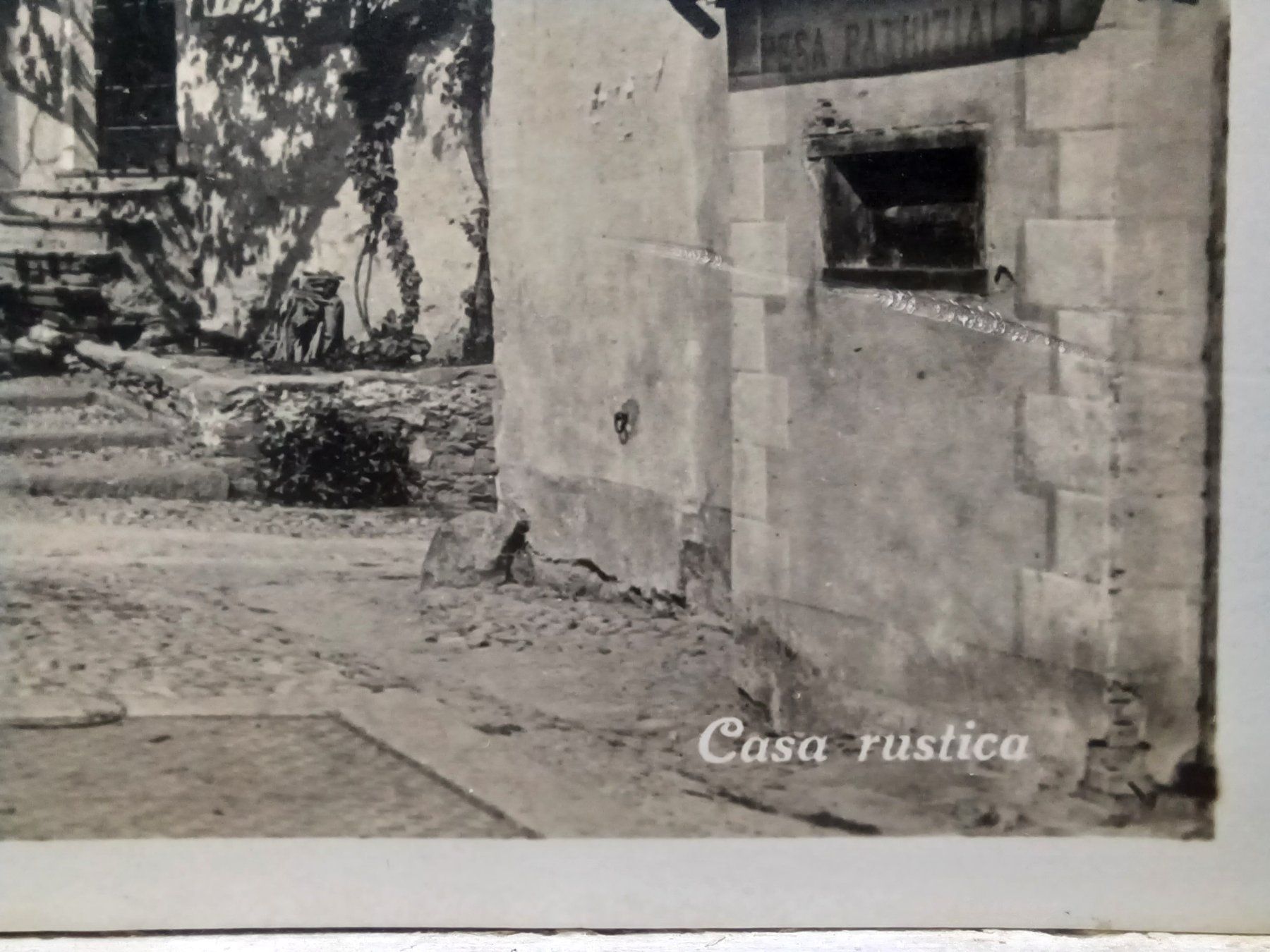 Ansichtskarten: Wo, "Casa rustica" 1930, TI, – Gebraucht aus Aarau Rohr von mgvw 1