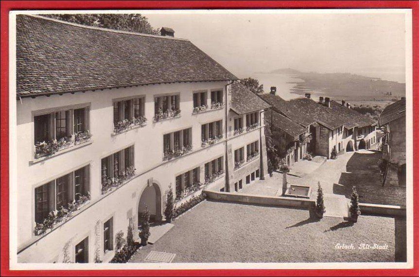 Ansichtskarten: ERLACH, ALTSTADT – Gebraucht aus Grüningen von Kartenlaube