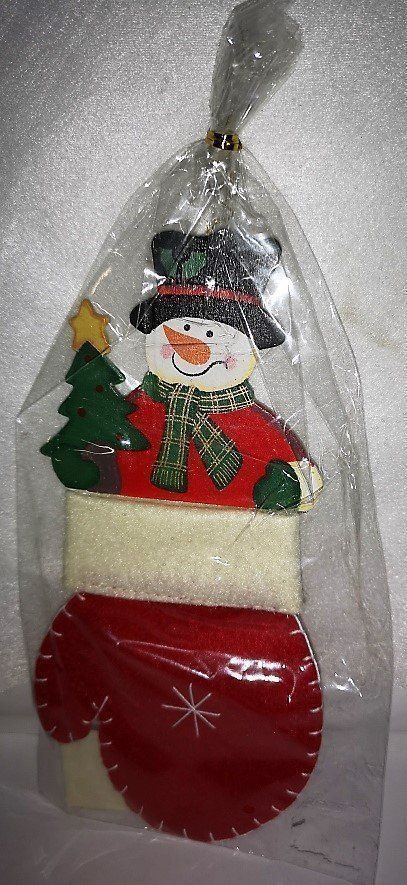 Statuette: Weihnachtssäckli Schneemann – Nuovo e nell'imballaggio originale da Lutzenberg venduto da Pinschi01 2