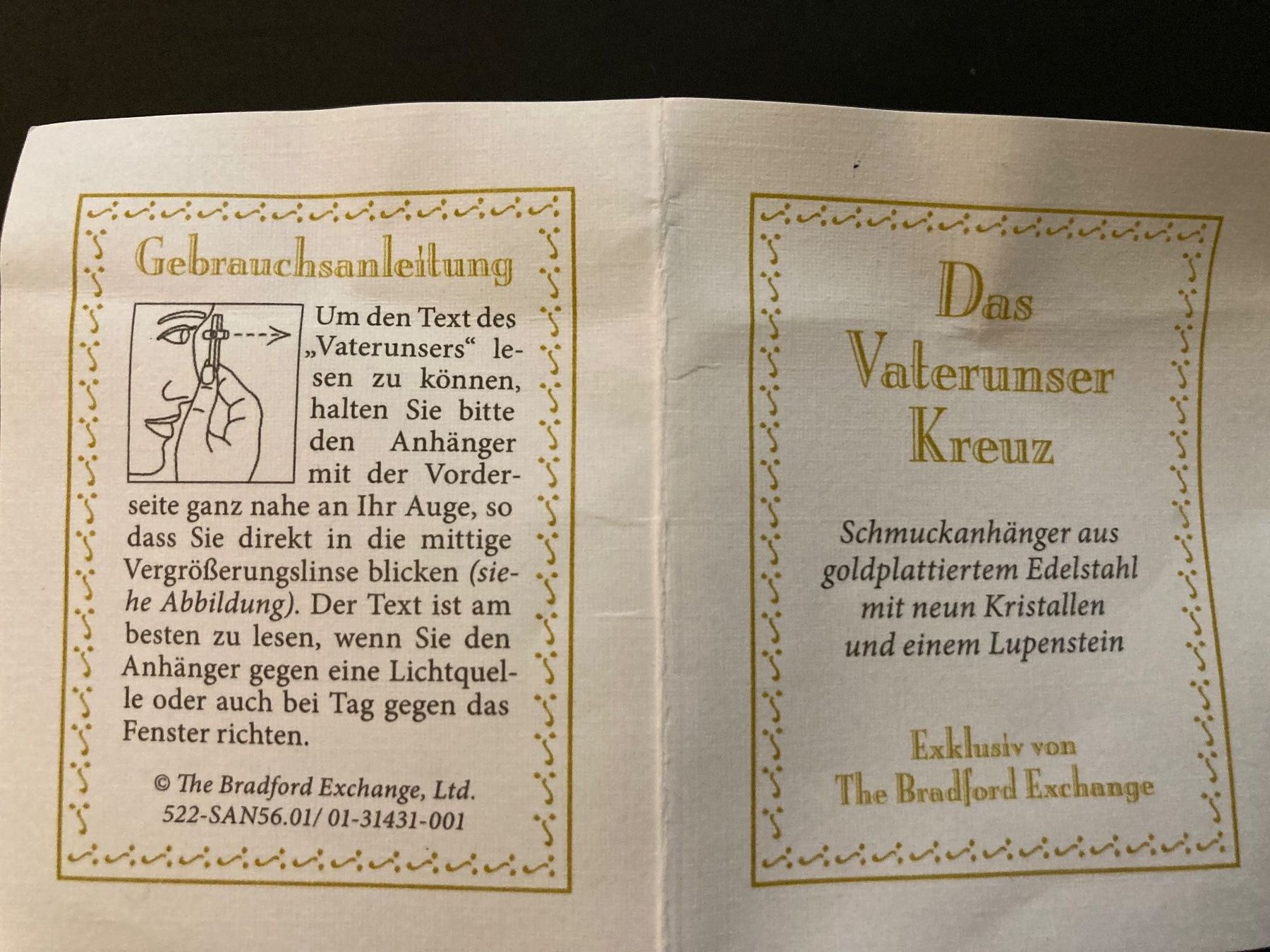 Ciondoli: Vaterunser Kreuz – Usato da Mönchaltorf venduto da Tschibi 6
