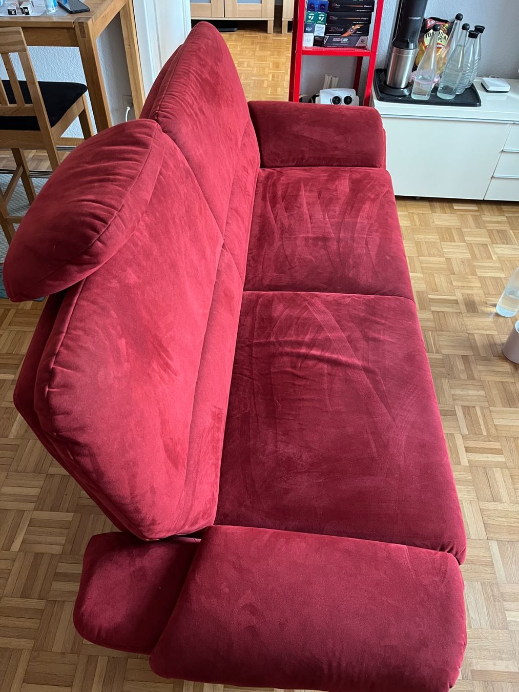 Sofas: Zwei 2-Sitzer weinrot Sofas von FM Munzer – Gebraucht aus Zollikofen von KaiP01 4