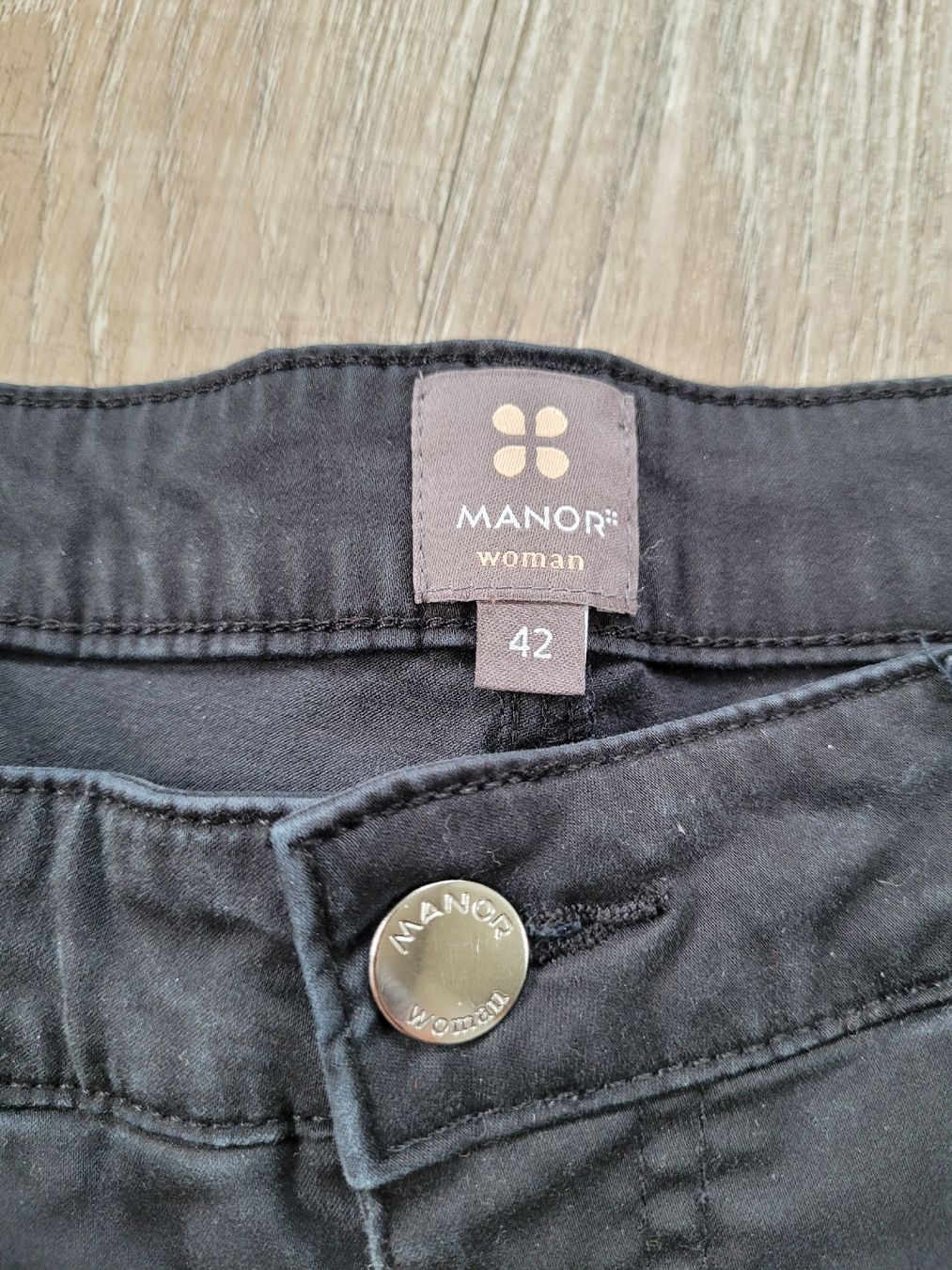 Hosen: Schöne schwarze Stoffhose Manor 42 – Gebraucht aus Niederbuchsiten von klengyel 2