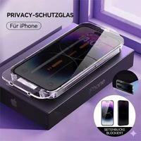 Privacy Panzerglas iPhone 17 Pro Max mit Installationsrahmen