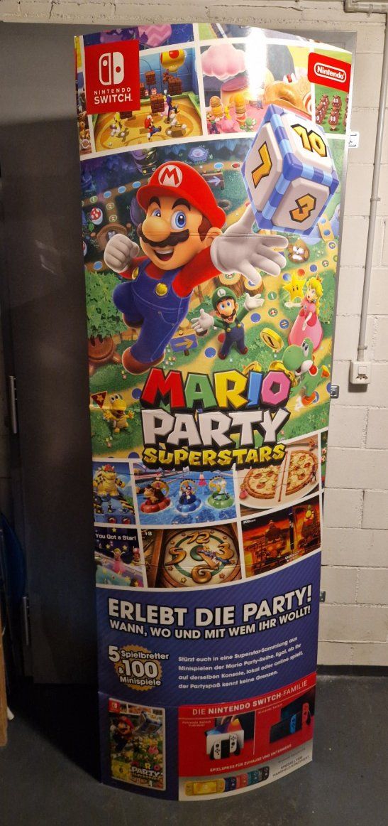 Nintendo Giochi: Mario Party Superstars Aufsteller 190 cm – Usato da Rüthi (Rheintal) venduto da Seppatoni