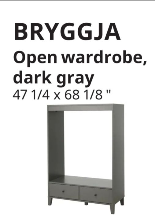 Ikea Guardaroba: Offener Kleiderschrank IKEA Bryggja  – Usato da Beromünster venduto da Cane18corso 7