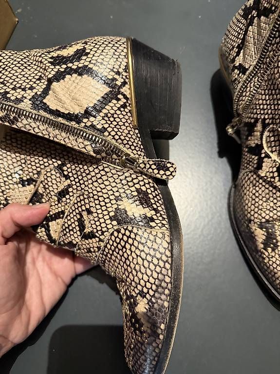 Chloé Chaussures femmes: Chloé Susanna Boots Python-Look Leder Grösse 38 – D'occasion à Zürich par danamihaela12 2