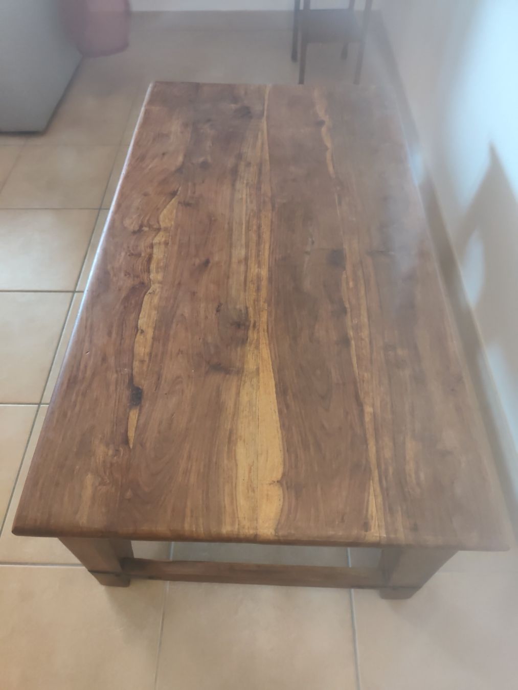 Tavoli: Table basse indienne en bois massif et de style rustique – Usato da Moudon venduto da dupont65 3