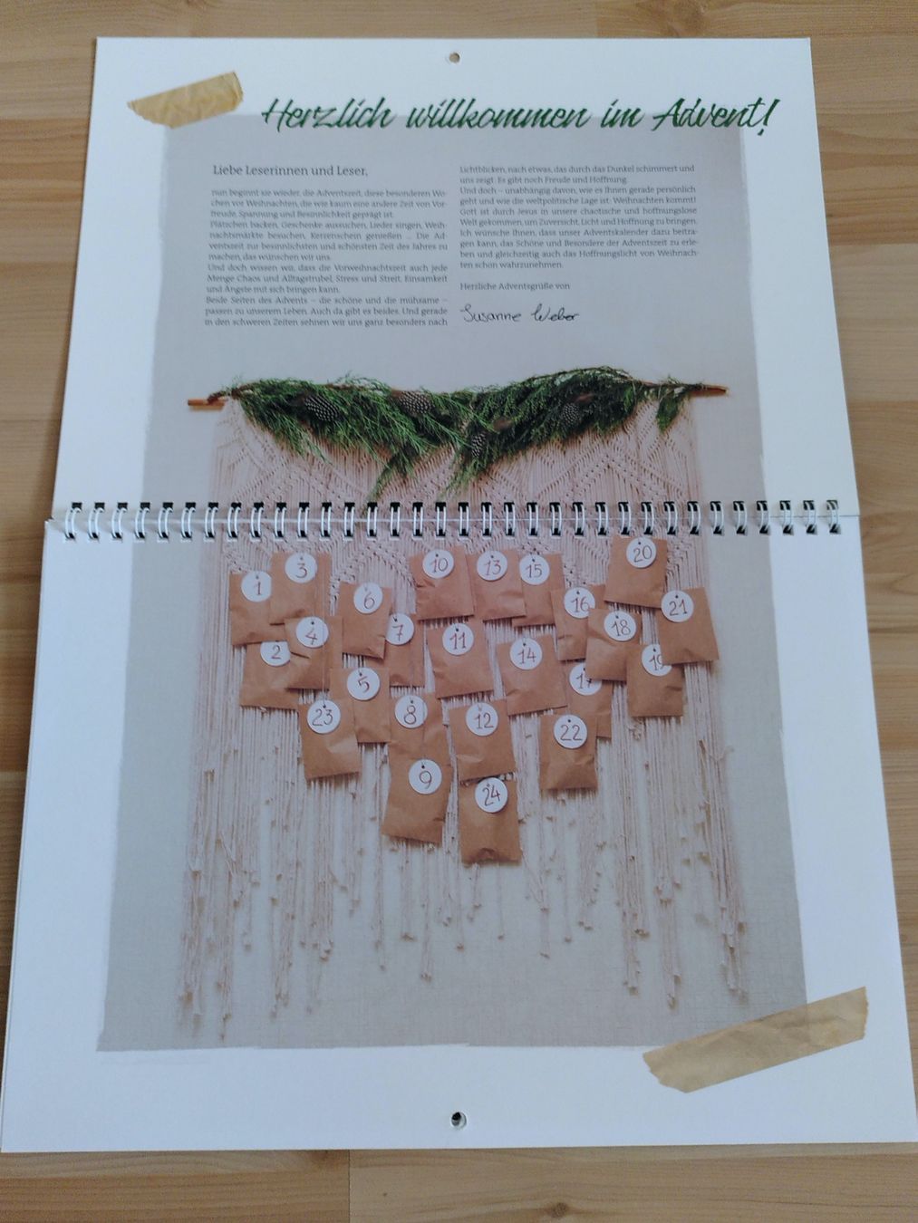Kalender: HOFFNUNGSLICHTER IM ADVENT/SUSANNE WEBER – Neu (gemäss Beschreibung) aus Brugg AG von olamim 2