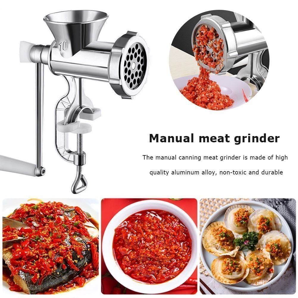Elettrodomestici da cucina: Manueller Fleischwolf Hachoir à viande manuel – Nuovo e nell'imballaggio originale da Delemont venduto da Superchoice 3