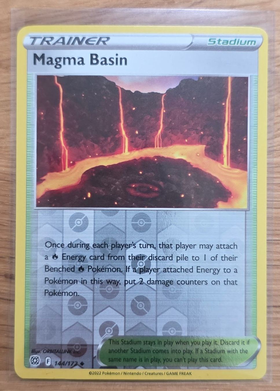 Pokémon Carte collezionabili: Magma Basin 144/172 Trainer – Nuovo (secondo la descrizione) da Arbon venduto da Twist05