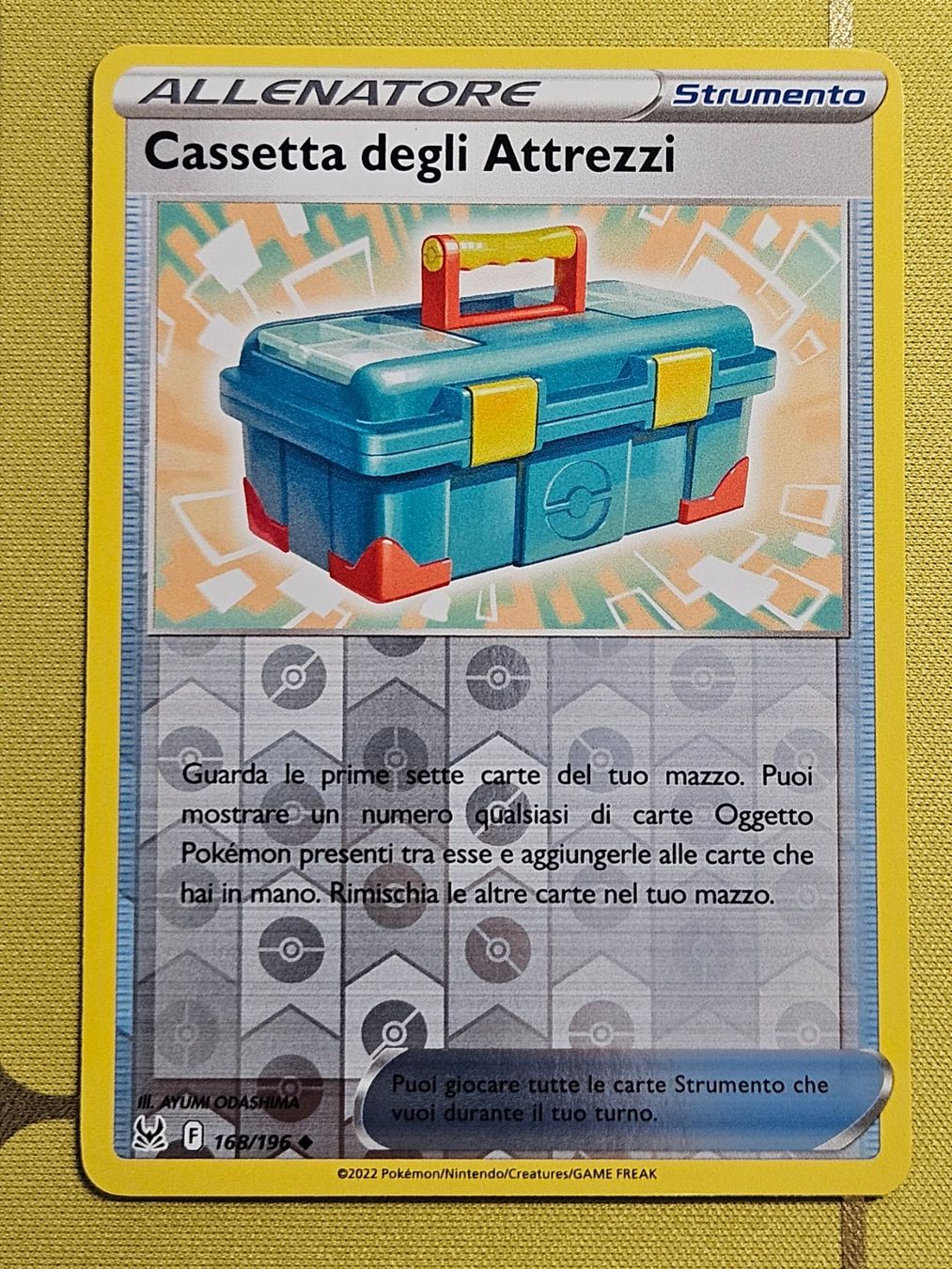 Pokémon Carte collezionabili: Lost Origin - Cassetta degli Attrezzi 168/196 IT – Usato da Bellinzona venduto da Pokemarco