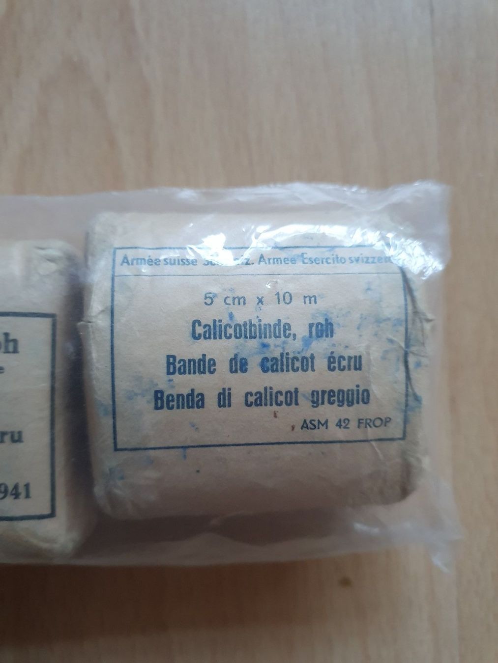 Verbandkästen: Verbandpäckchen Schweizer Armee 1941/42 – Neu und originalverpackt aus Rheineck von Jmurmeli 3