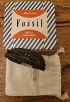 Fossil Lederarmband Herren braun Geflochten Vintage Look
