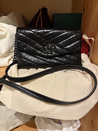 Tory Burch Black Leather Crossbody Bag