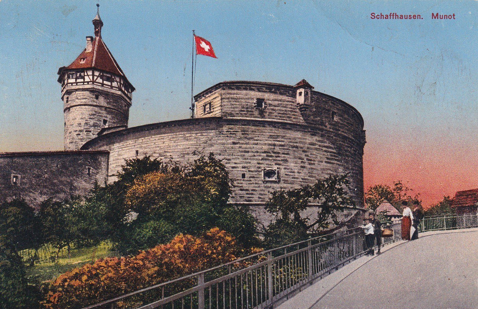 Cartoline postali: Schaffhausen Munot 1925 – Usato da Cormoret venduto da Pascalll2001