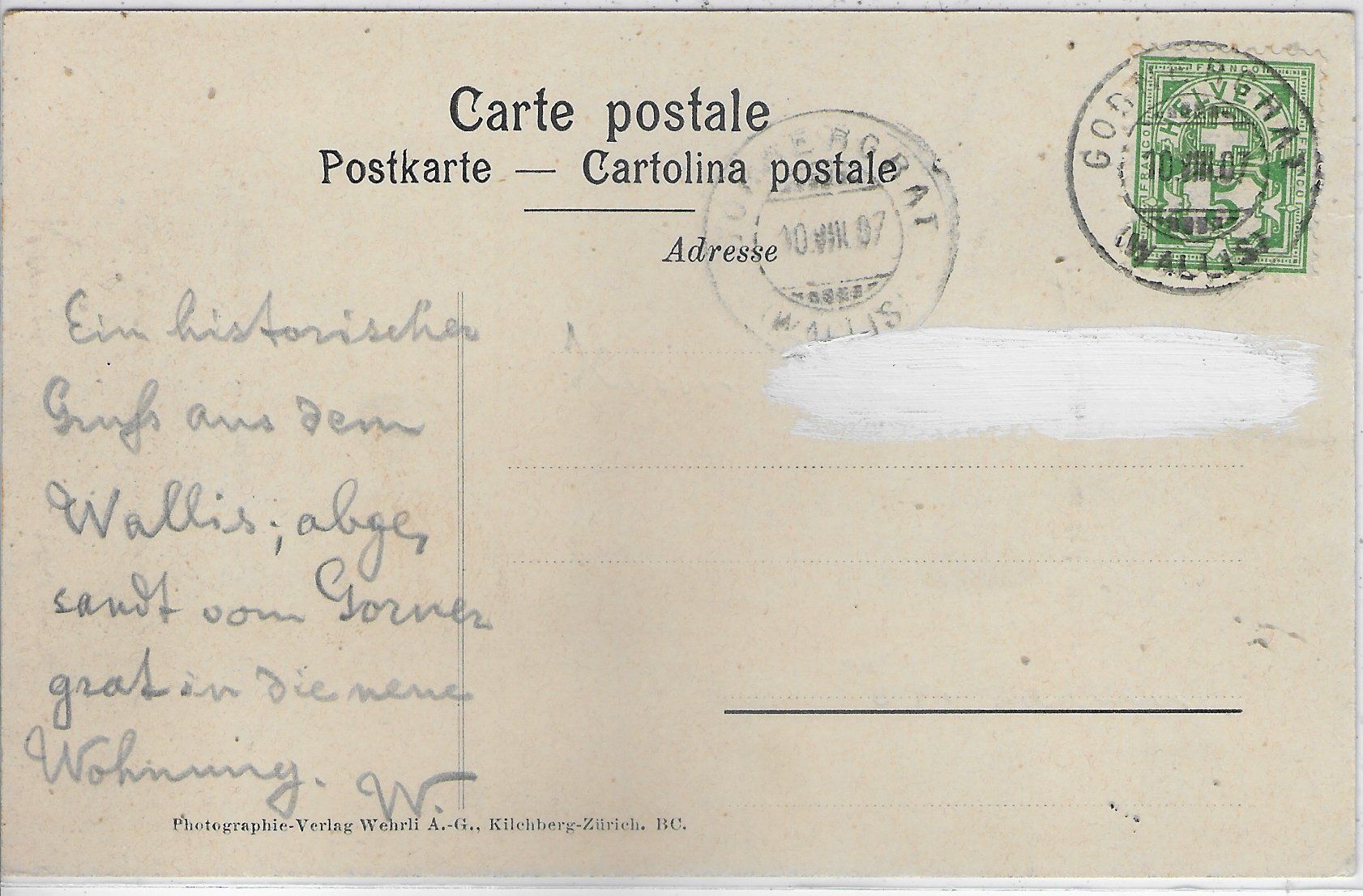 Cartoline postali: Martigny - La Tour de la Batiaz – Usato da Ettingen venduto da Kartenplanet 1