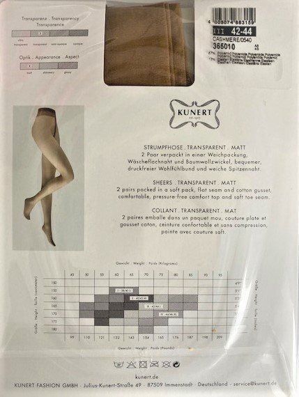 Kunert Strümpfe & Strumpfhosen: Strumpfhose Kunert The Birthday Edition – Neu und originalverpackt aus Menziken von chianti10 1
