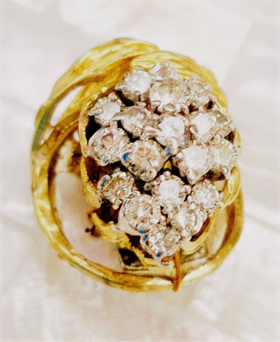 Spille & Fermagli: Diamant Gold Brosche aus Fingerring – Usato da Zürich venduto da adriben 8