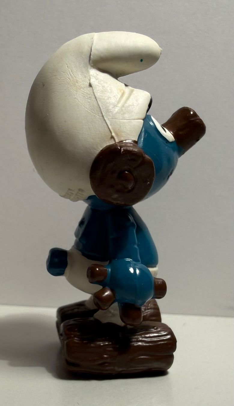Schleich Figurines: Clockwork Smurf / Roboter-Schlumpf - ©1983 Peyo – D'occasion à Altdorf UR par Mini037 3