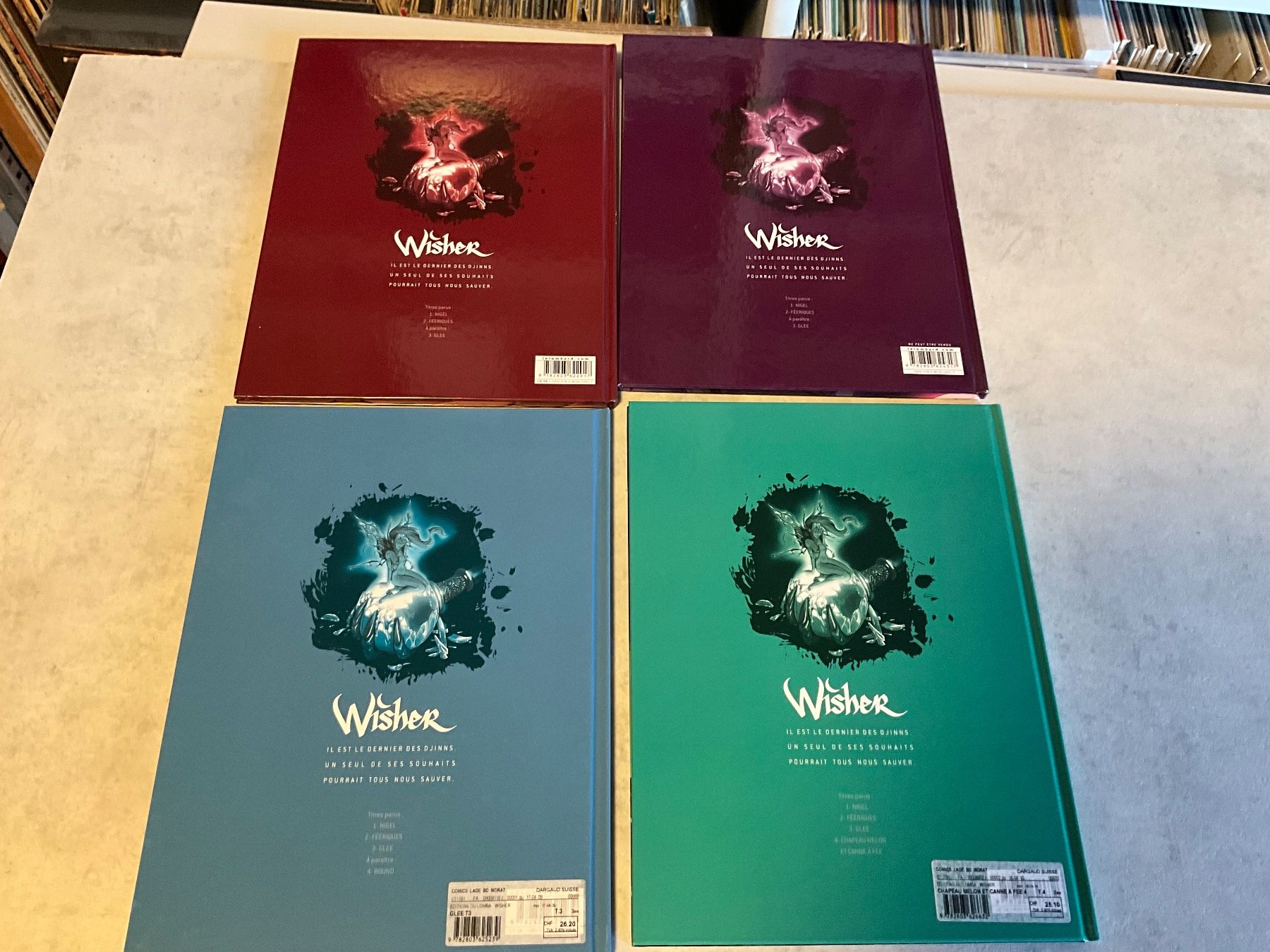 Fumetti: Wisher T.1-4 Série finie – Usato da Agriswil venduto da Ueli03 3