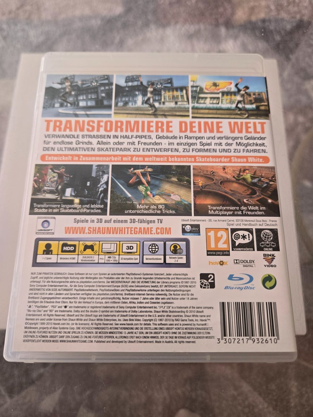 Jeux: Shaun White Skateboarding PS3 – D'occasion à Bussigny par Kfdlt 1