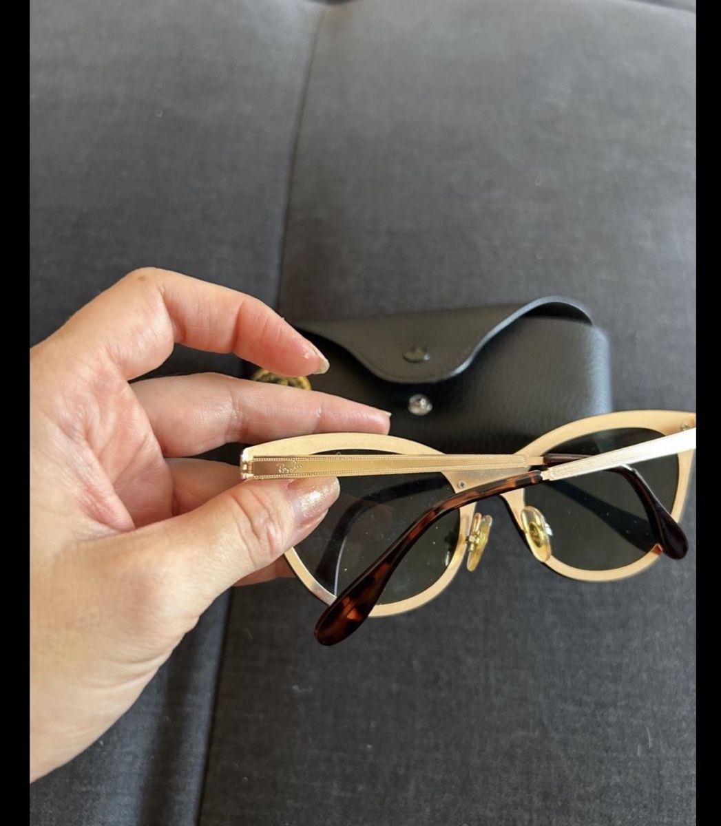 Ray-Ban Occhiali & Lenti: Ray-Ban Sonnenbrille goldfarben, – Usato da St. Gallen venduto da oli_ryy9 1