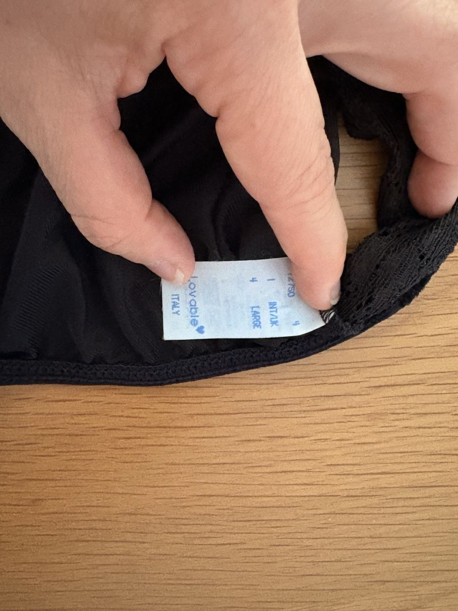 Altra biancheria intima: Set due slip donna nero – Usato da S. Antonino venduto da FedeKikka88 5