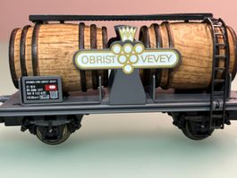 tirage limité CFF wagon foudre Vin OBRIST VEVEY * Weinfasswg